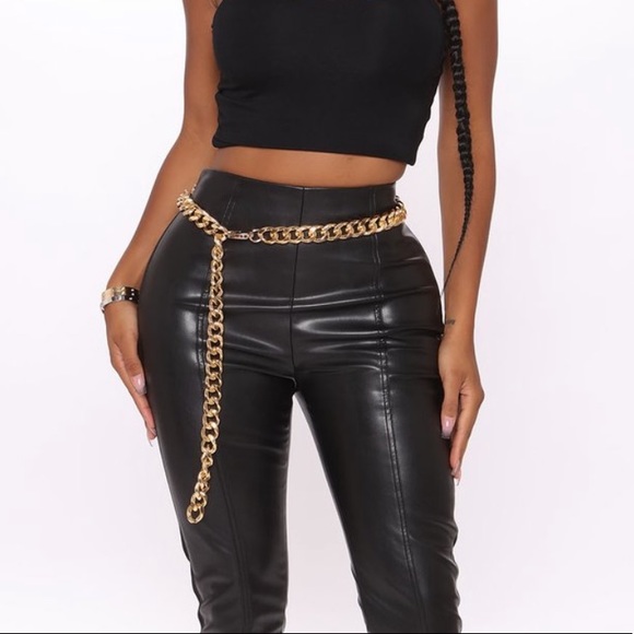 Fashion Nova Accessories - Fashion Nova Chained To The Rhythm Chain Belt